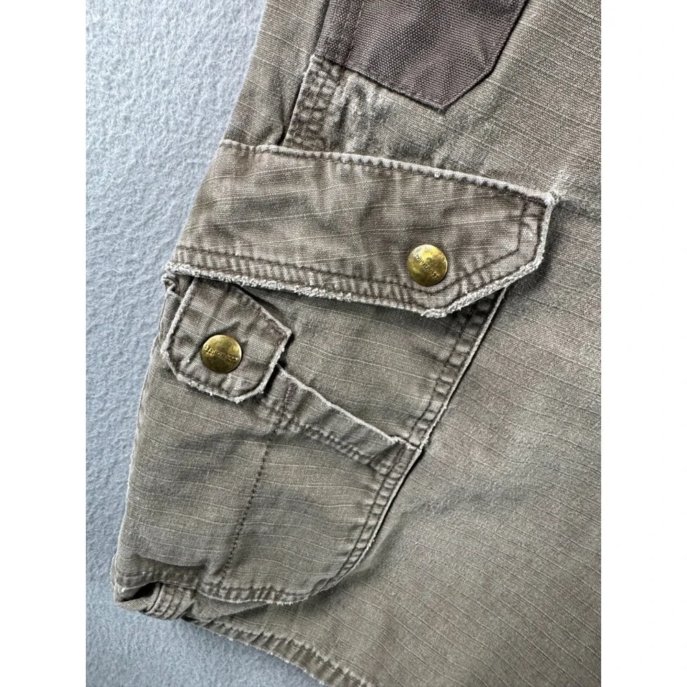 Carhartt Shorts Mens 42‎ (Fits 40) Brown Cargo Cavas Carpenter Workwear
